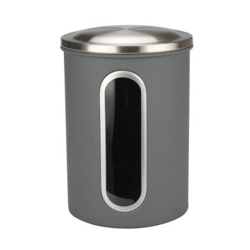 Stainless Steel Coffee Canister With Window