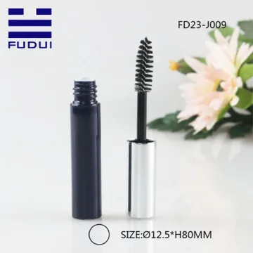 Custom spray black Mascara Tube with brush