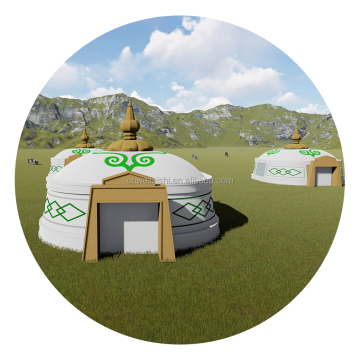 Modular Steel Structure Glamping Dome House for Villa, Office, and Workshop