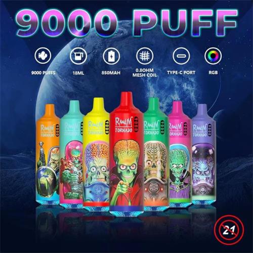 Wholesale RandM Tornado 9000 puffs Vape Device