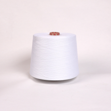 100% 21/1 Poliester White Spun Pleń