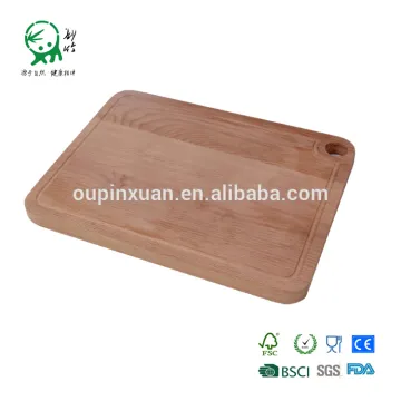 Kitchen tool wooden cutting boards with groove