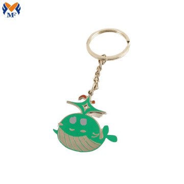 Metal Custom Animal Design Enamel Keychain