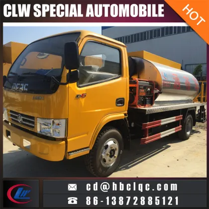 3t 4ton Asphalt Distributor Asphalt Transport Tank Truck Asphalt Paver