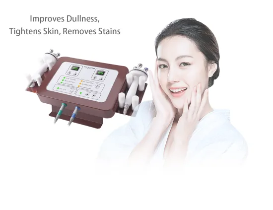 Professional Facial Lifting Beauty Salon Equipment: Electroporation Cosmetology Apparatus with Skin Scrubber