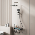 Gun Grey Digital Display Constant Temperature Shower Set