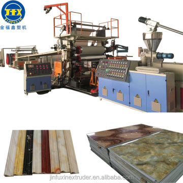 PVC Faux Marble Board Making Machine: Marble Design Sheet Production Line