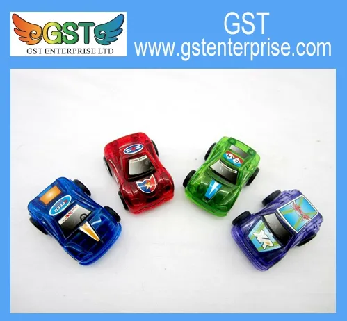 Plastic Power Racer Pullbacks Cars