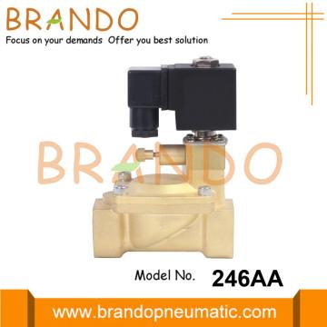 Fire Fighting System Manually Operated Brass Solenoid Valve