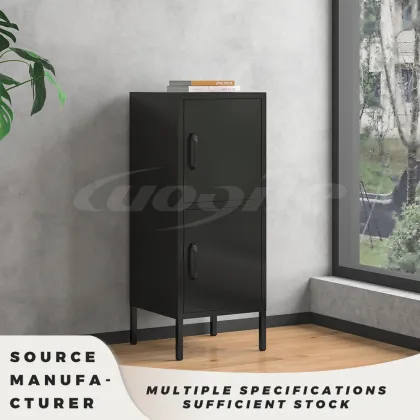 Industrial Black Sideboard Cabinet