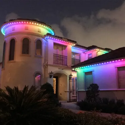 12V RGBW LED Point Lights with Aluminum Body