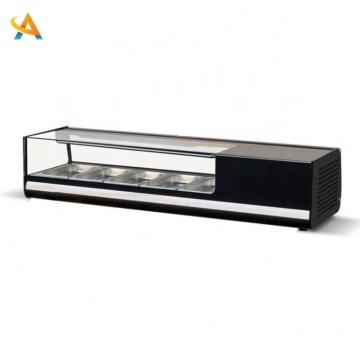Sushi Display Refrigerator - Fridge Counter Top Sushi Buffet Case