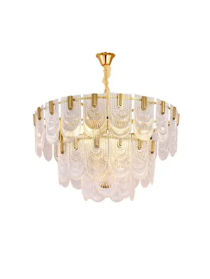 INSHINE Crystal With Brass Drop Pendant Light