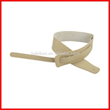 JT-BD60P White Competitive Price Leather Electric Bass Guitar Straps