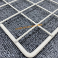 White PVC coated metal grid panel wall decor