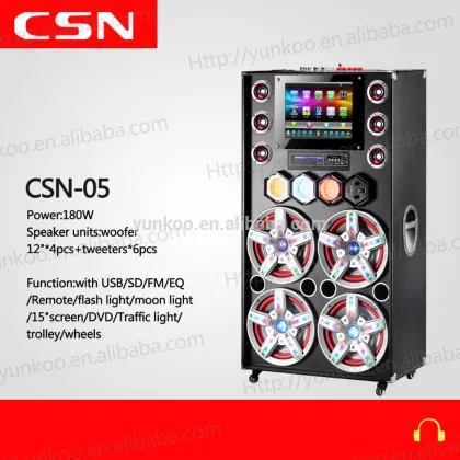 supply all kinds of Yunkoo new design bluetooth speaker,party speaker, hifi speaker,