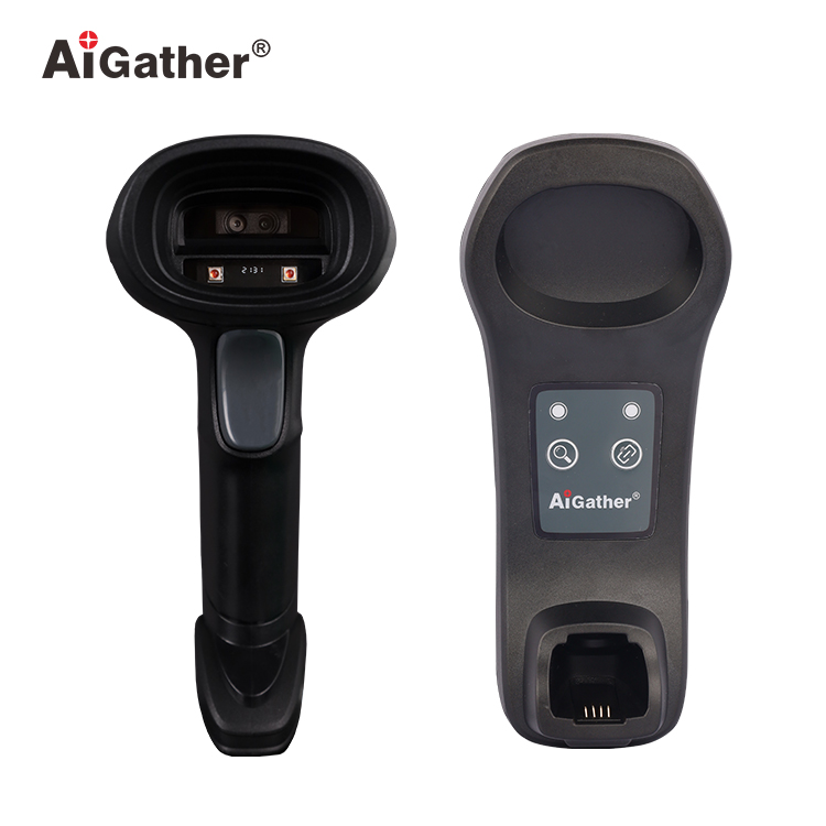 A-1902 Industrial Wireless Million Barcode Scanner مع Cradle