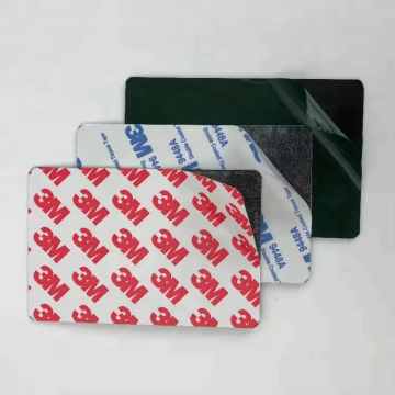 Screen Printed Adhesive Aluminum Labels with Rounded Corners and Punched Holes - Metal Nameplates