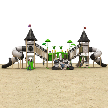 outdoor children play castle