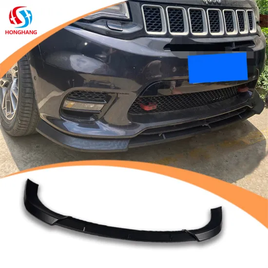 Honghang New Style Sport Car Front Bumper Splitter Lip for Jeep Grand Cherokee SRT 2015-2019