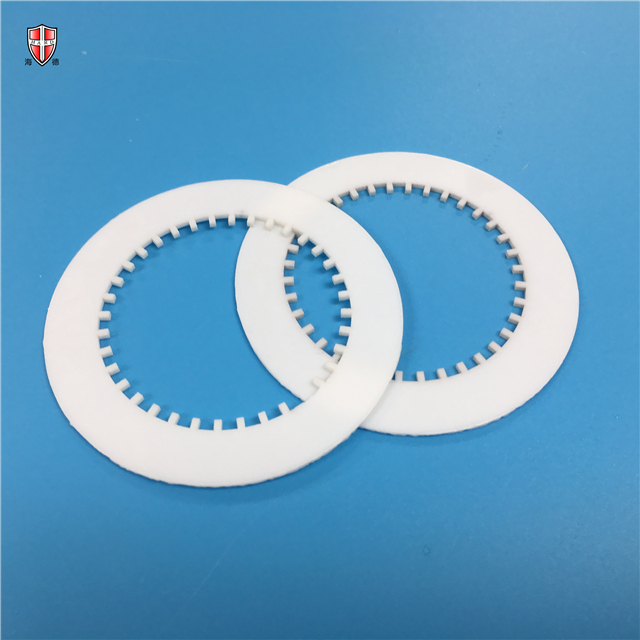 high temperature laser cutting alumina ceramic gear spacer