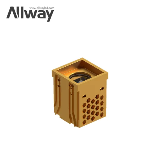 ALLWAY Square Shape Dimmable LED Recessed Grille Light - New Arrival in Aluminum Cob Spotlight