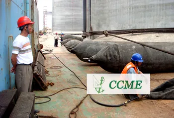 Marine floating airbags for landing and lifting Mooring Airbag