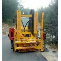 hydraulic guardrail post driver