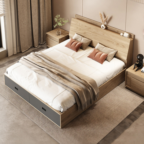 İskandinav çift kişilik yatak 1.8 metre modern minimalist
