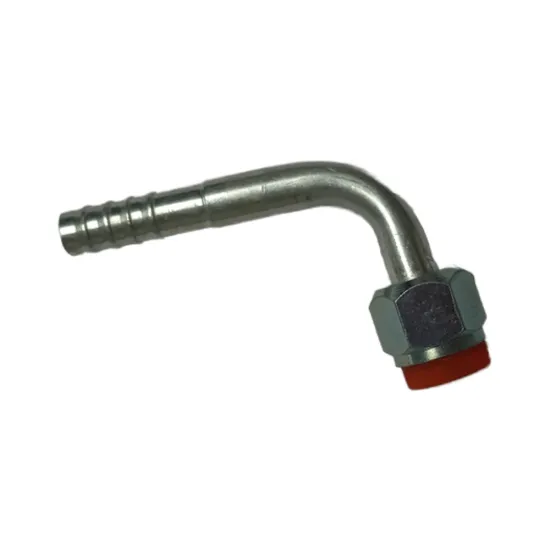 Aluminum Sleeve A/C Pipe Joint for R12 and R134a - Auto Steel Hose Fittings with Female O-Ring Connector
