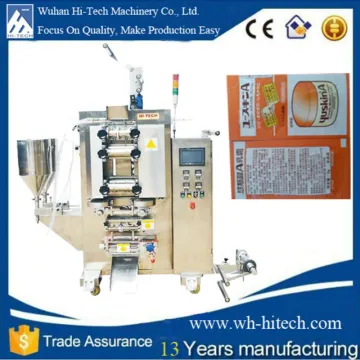 hitech factory price for sachet paste packaging machine/sauce filling machine/sauce packing machine HT-Y319F-Q
