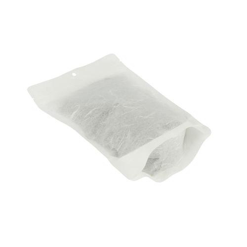 Bionedbrydeligt rispapir gennemsigtig ziplock madpose