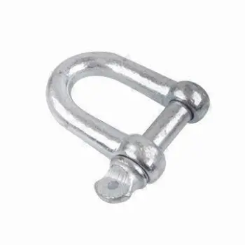 Commercial Grade Screw Pin Chain Shackle, US Type, with Electro-galvanized
