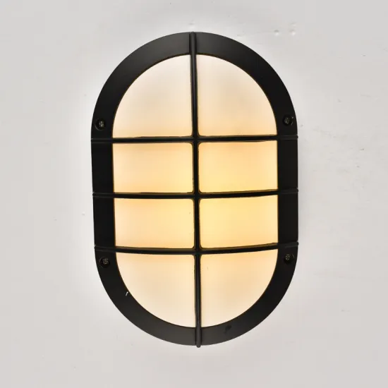 IP65 Grill Oval High Lumen 10W LED Bulkhead Light 220V 4000K