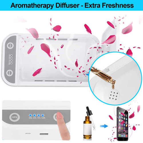 Wireless Charger Phone UV Light Sanitizer Box Large