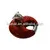 Red stainless steel disc padlock