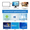 Panel de visualización multitáctil de 65 pulgadas