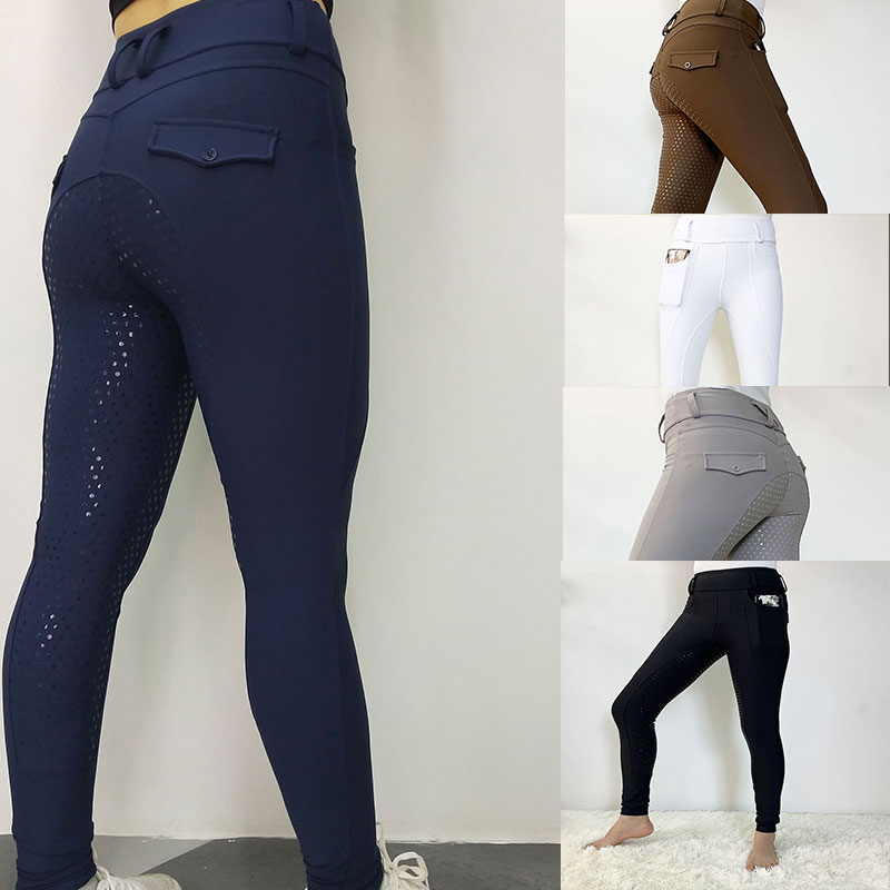 5 couleurs de culotte de silicone équestre pour dames