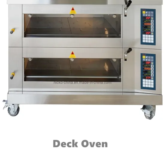 Guangzhou Nicko Bakery Equipment / 2-Deck 4-Tray /Gas Electric Oven