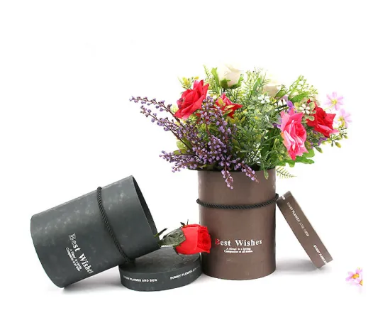 Cylinder Tube Box Flower Packaging Gift Box