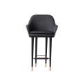 Lunar bar stool high back club chair