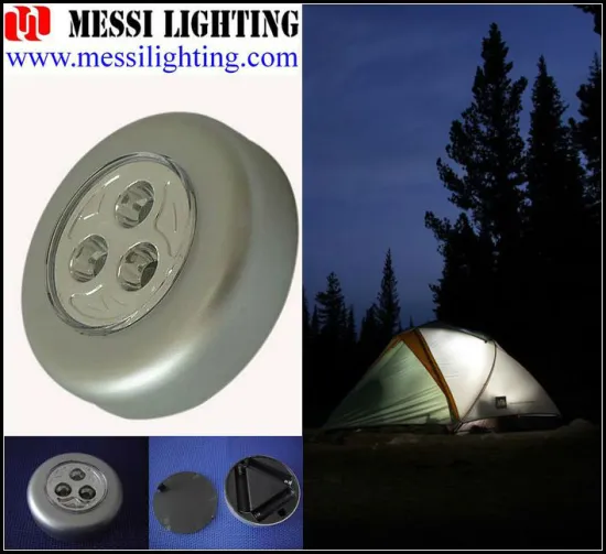 Round 3LED Touch Light