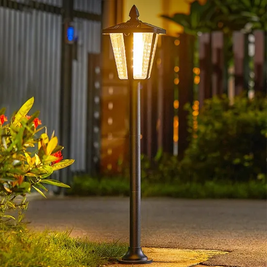 China Wholesale Waterproof Wireless Outdoor Solar LED Lawn Bollard Lights