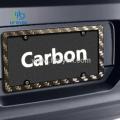 Marco de la matrícula de licencia de fibra de carbono 100% personalizada