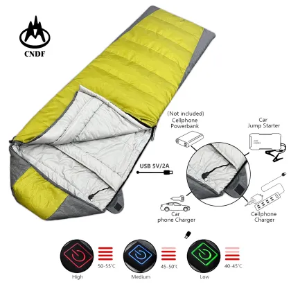 High Grade Graphene Heating Sleeping Bag for All-Season Outdoor Camping