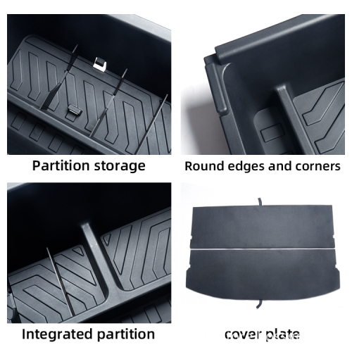 Fashionable Car Front Trunk Organizer Box - Plastic Storage Box for BYD Dolphin Accessories