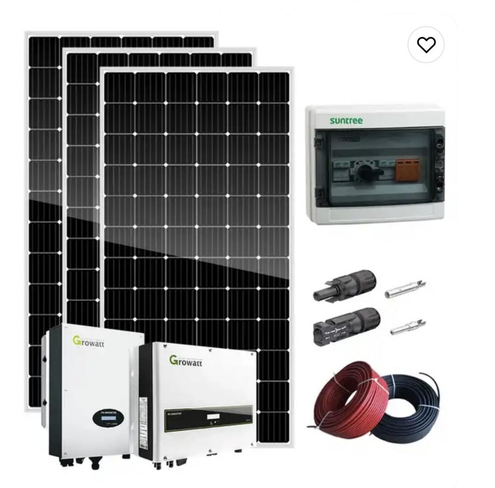 Sistema de energia solar para casa 10kW Preço barato