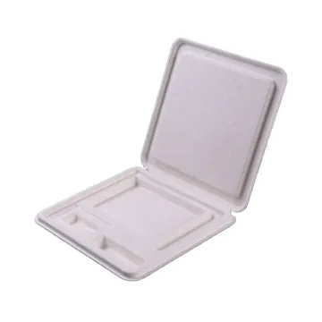 Biodegradable eco friendly paper pulp molded box packaging