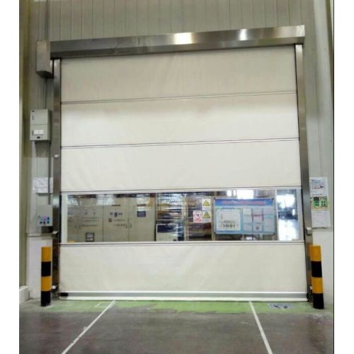 မြင့်မားသောအမြန်နှုန်း PVC Shutter Rolling တံခါး