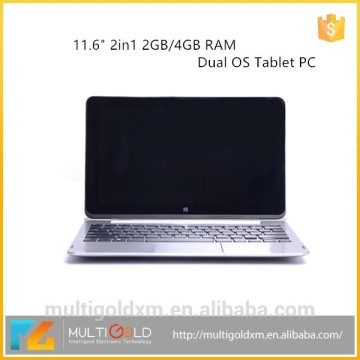 Newest 11.6" Capacitive touchscreen Quad Core Netbook With 2G RAM 3G Optional laptop computer